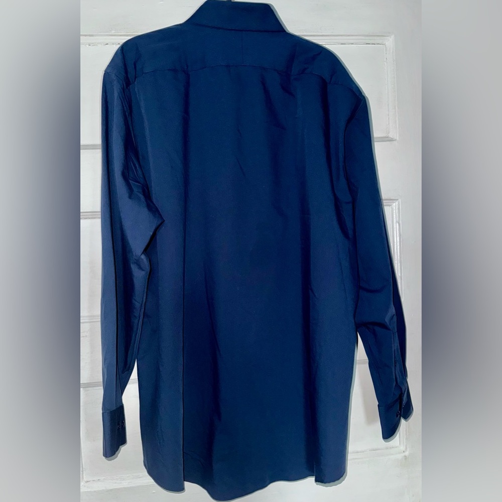 Nordstrom Navy Dress Shirt - Picture 3 of 7